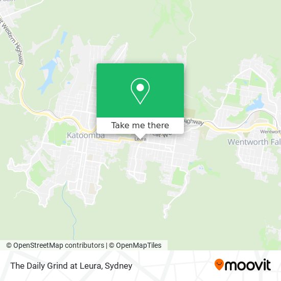 Mapa The Daily Grind at Leura