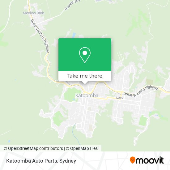 Katoomba Auto Parts map