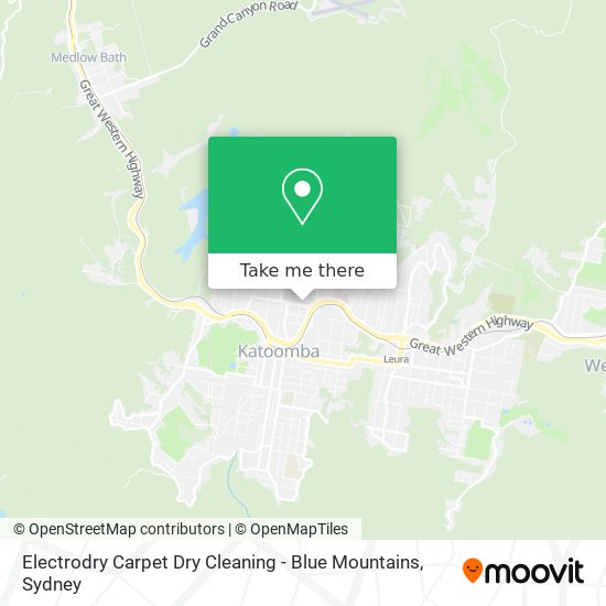 Mapa Electrodry Carpet Dry Cleaning - Blue Mountains