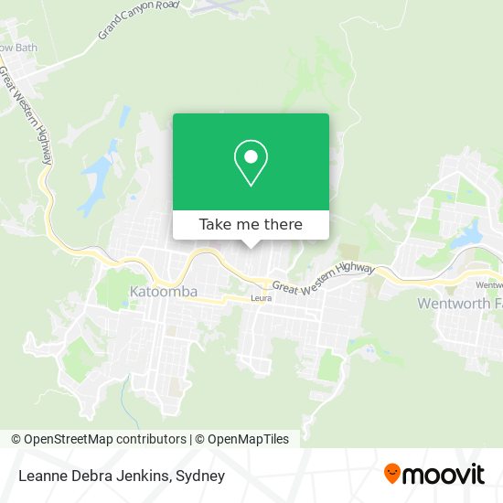 Leanne Debra Jenkins map