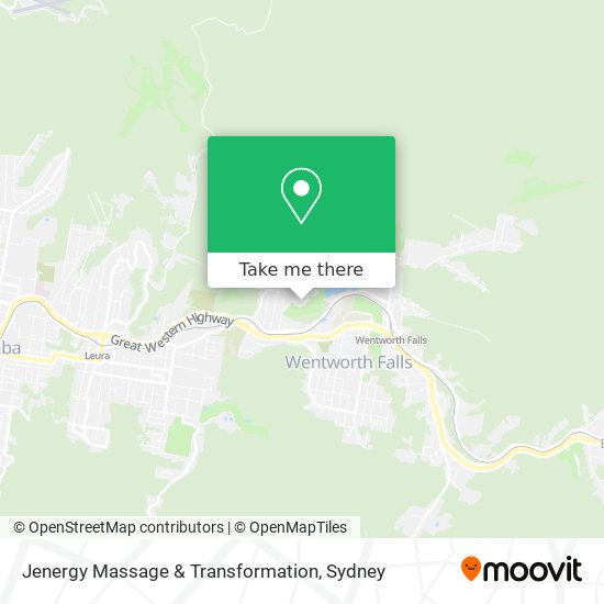 Jenergy Massage & Transformation map