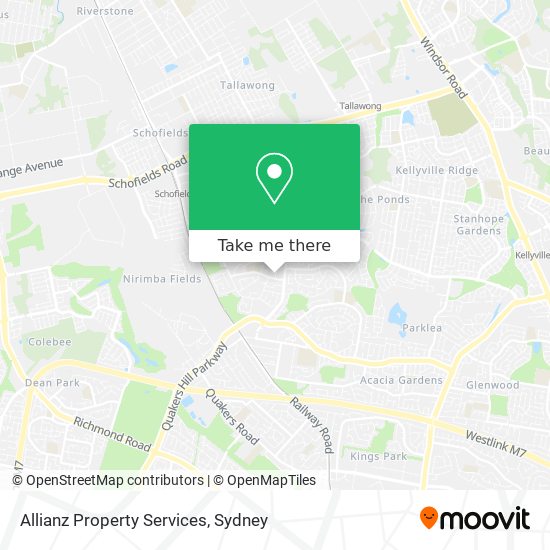 Allianz Property Services map