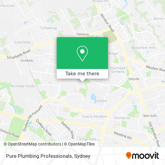 Mapa Pure Plumbing Professionals