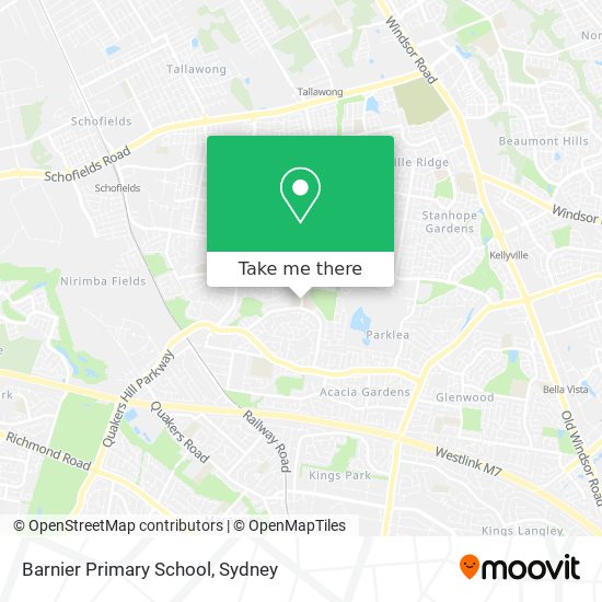 Barnier Primary School map