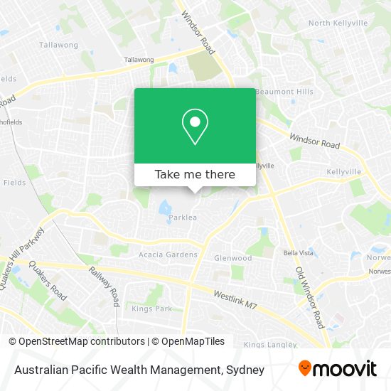 Mapa Australian Pacific Wealth Management