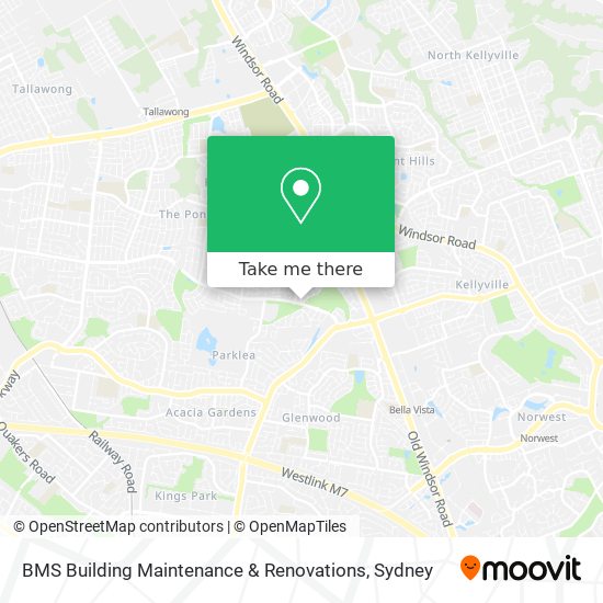 BMS Building Maintenance & Renovations map