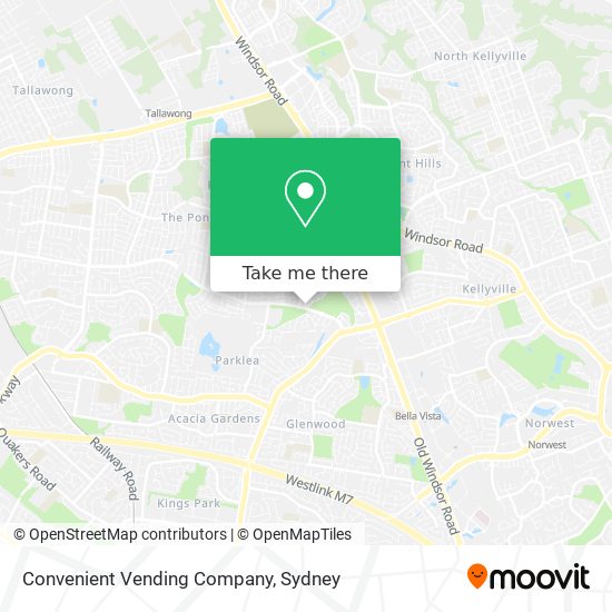 Convenient Vending Company map