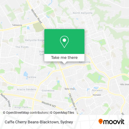 Caffe Cherry Beans-Blacktown map