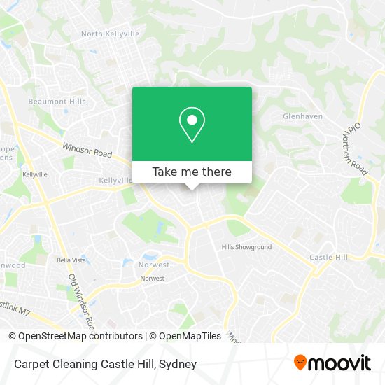 Mapa Carpet Cleaning Castle Hill