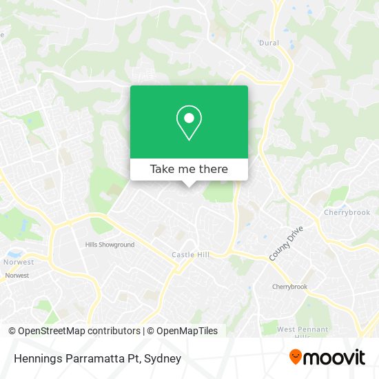 Hennings Parramatta Pt map