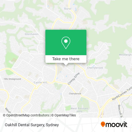 Mapa Oakhill Dental Surgery