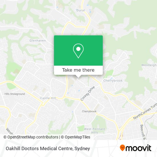 Oakhill Doctors Medical Centre map