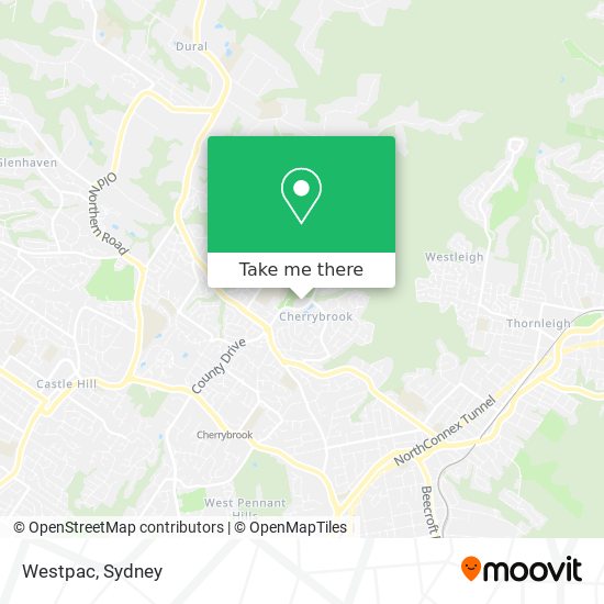 Westpac map