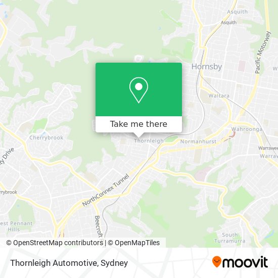 Mapa Thornleigh Automotive