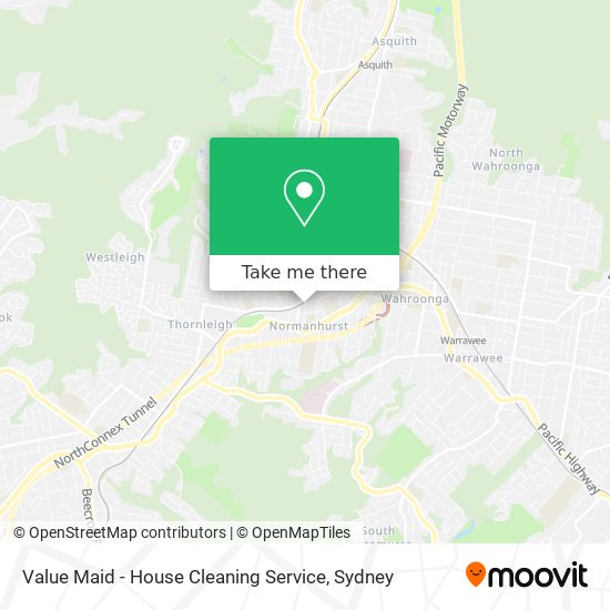 Mapa Value Maid - House Cleaning Service