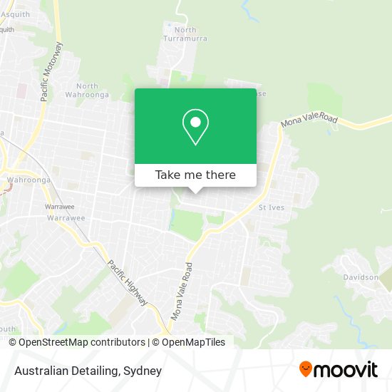 Australian Detailing map