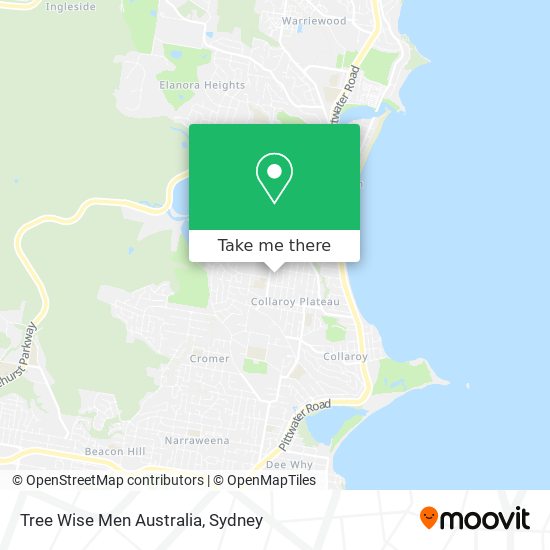 Tree Wise Men Australia map