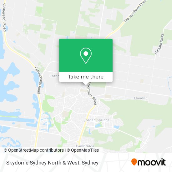 Skydome Sydney North & West map