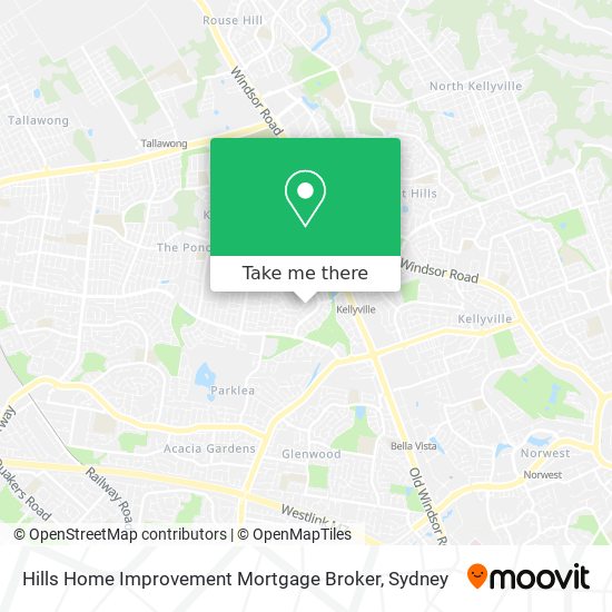 Hills Home Improvement Mortgage Broker map