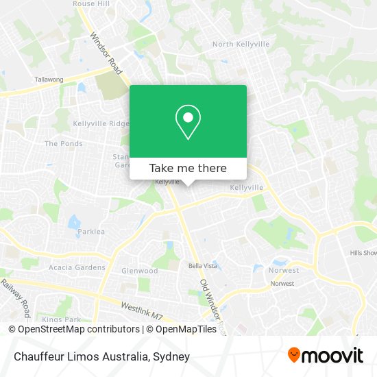 Chauffeur Limos Australia map