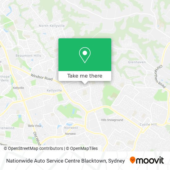 Nationwide Auto Service Centre Blacktown map