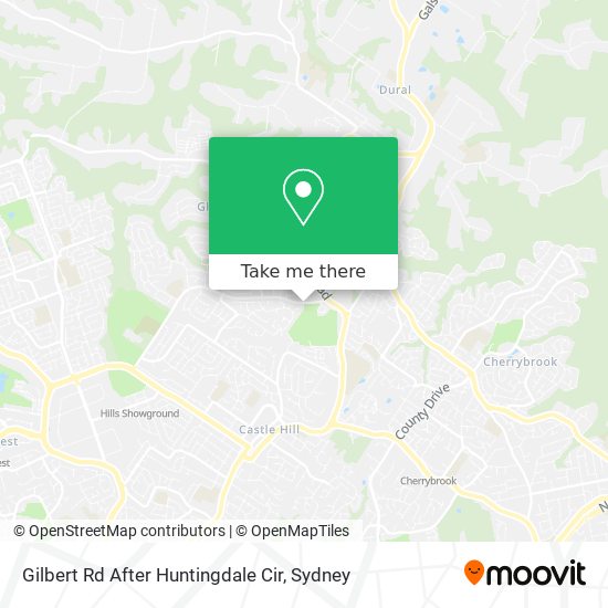 Gilbert Rd After Huntingdale Cir map