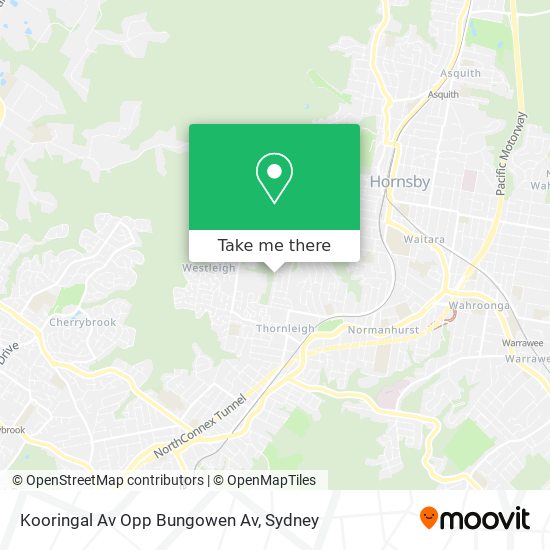 Mapa Kooringal Av Opp Bungowen Av