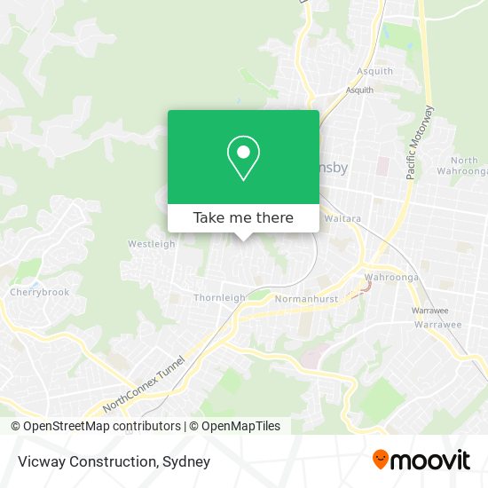 Mapa Vicway Construction