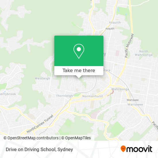 Mapa Drive on Driving School