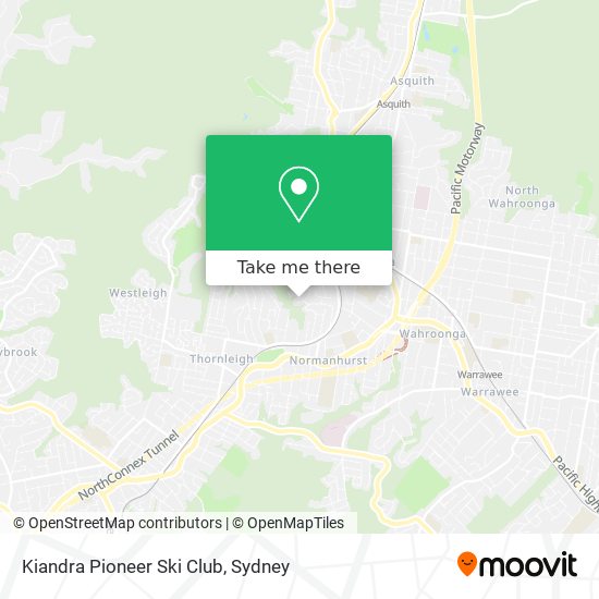 Kiandra Pioneer Ski Club map