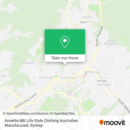 Mapa Annette MK Life Style Clothing Australian Manufacured