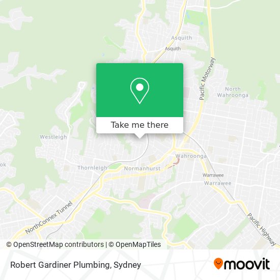 Mapa Robert Gardiner Plumbing