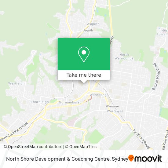 North Shore Development & Coaching Centre map