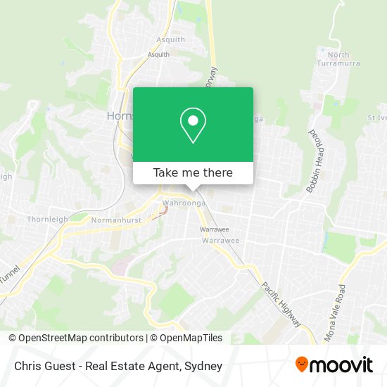 Mapa Chris Guest - Real Estate Agent