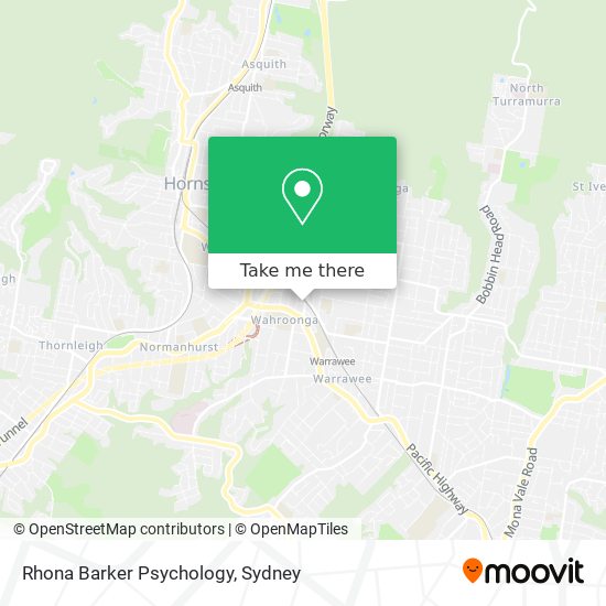 Rhona Barker Psychology map