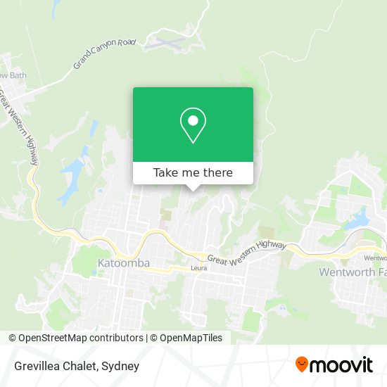 Grevillea Chalet map