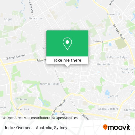 Indoz Overseas- Australia map