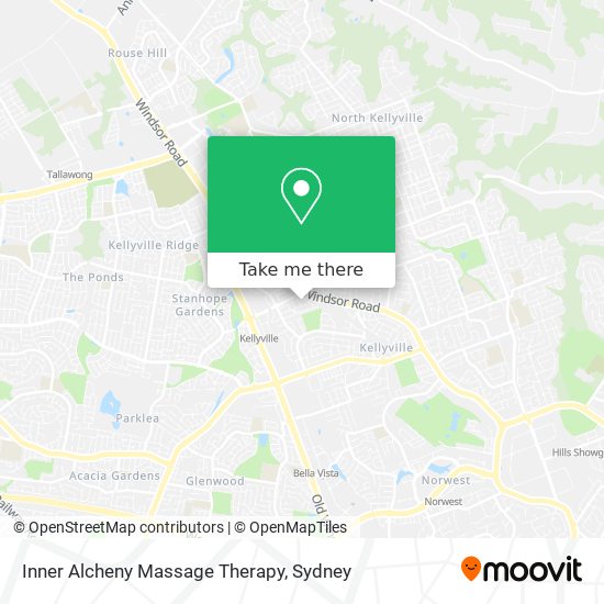 Mapa Inner Alcheny Massage Therapy