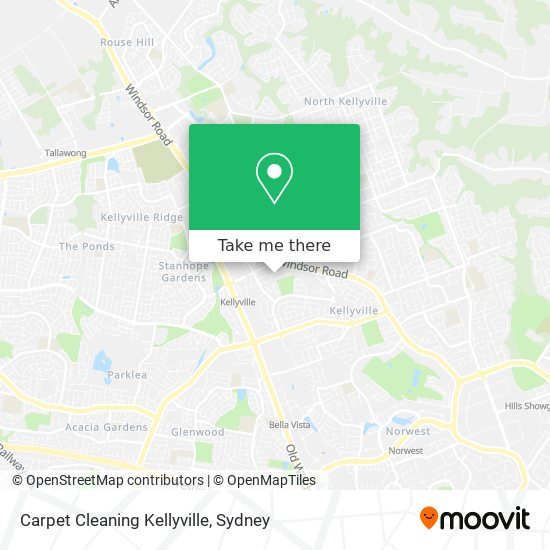 Carpet Cleaning Kellyville map
