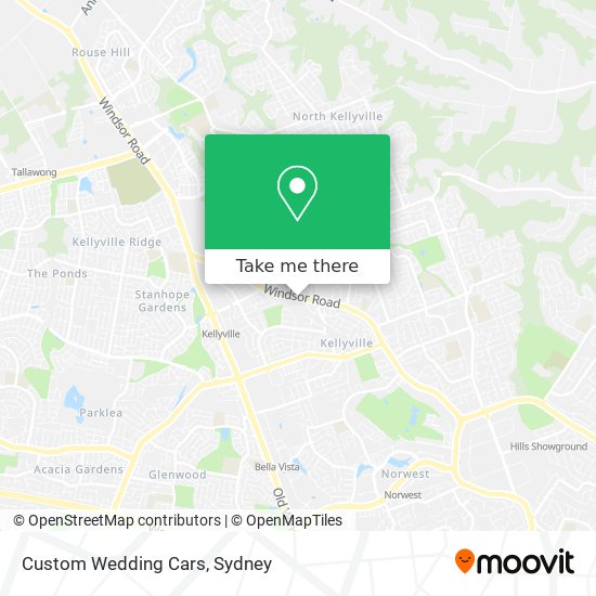 Custom Wedding Cars map