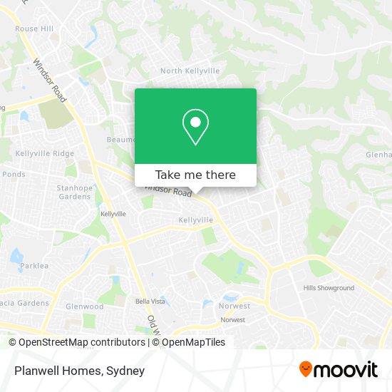 Planwell Homes map