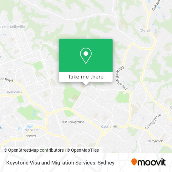 Mapa Keystone Visa and Migration Services