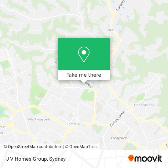 J V Homes Group map