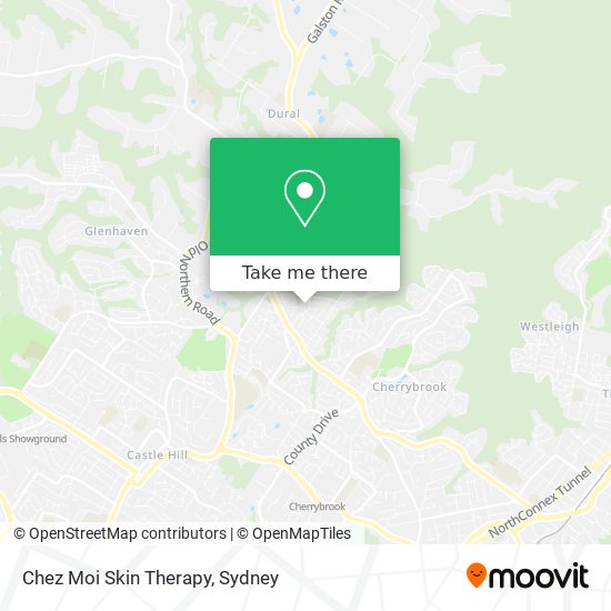 Chez Moi Skin Therapy map