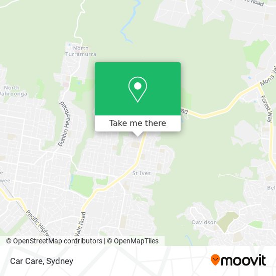 Car Care map