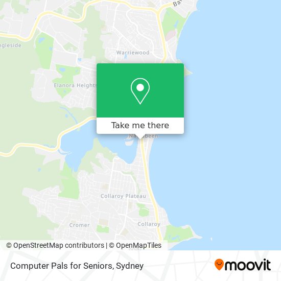 Computer Pals for Seniors map