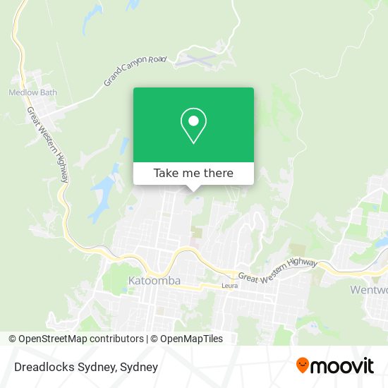 Dreadlocks Sydney map