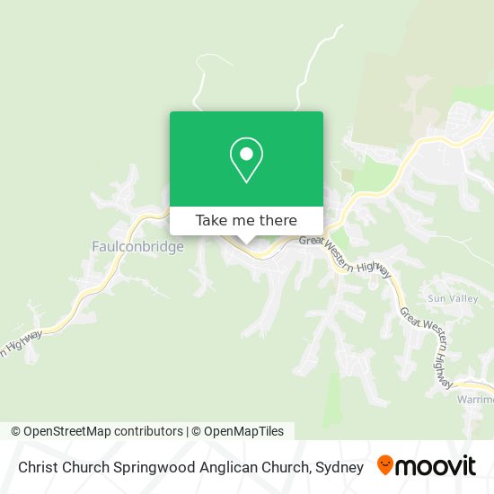 Mapa Christ Church Springwood Anglican Church