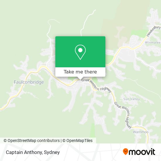 Captain Anthony map
