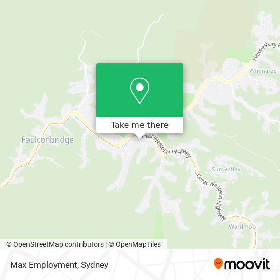 Max Employment map